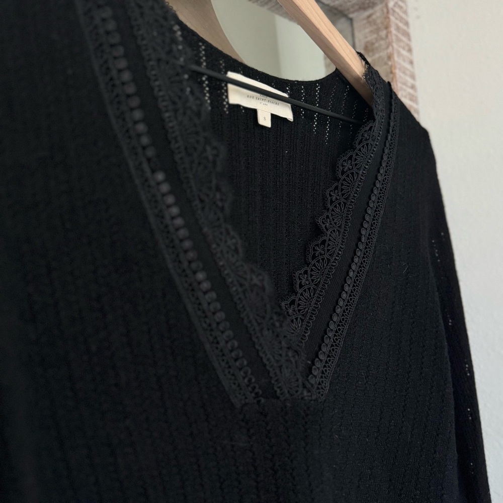 Sezane Abigael Jumper in Black - Picture 3 of 7